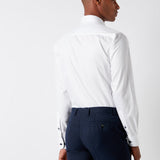 Remus Uomo 17036 01 Tapered Fit White Long Sleeve Dress Shirt