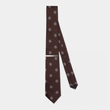 Brown Aztec Silk Accessories Set