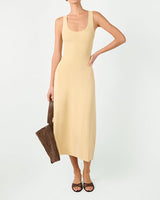 Scoop Neck Midi Dress
