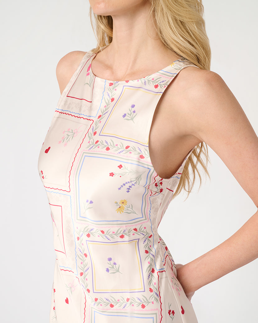 Boat Neck Slip Dress